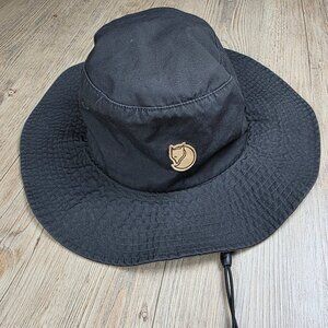 Fjallraven Hatfield Bucket Hat Size L Navy Hiking